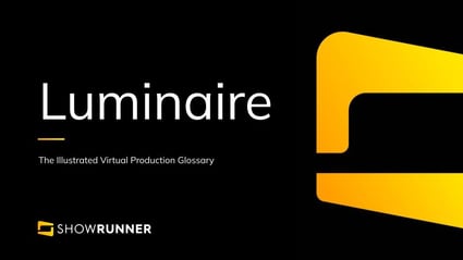 Luminaire in Virtual Production