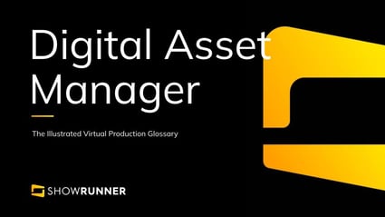 Digital asset manager in Virtual Production