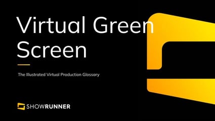 Virtual green screen in Virtual Production