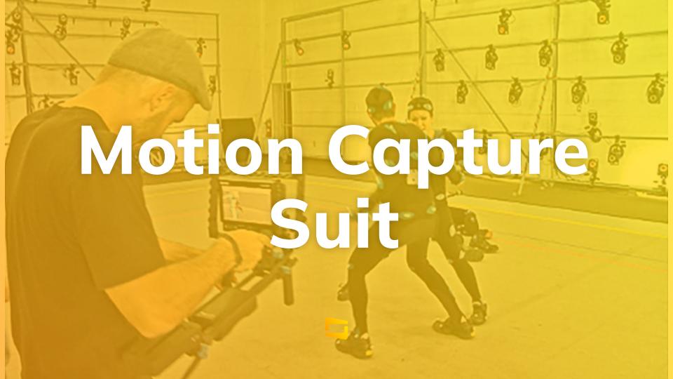 Motion capture suit in Virtual Production