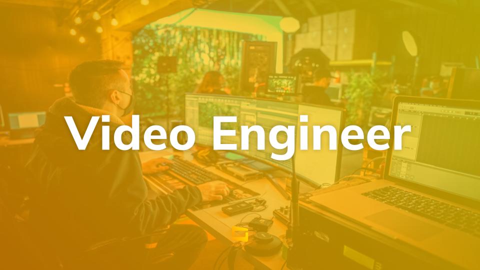 Video engineer in Virtual Production